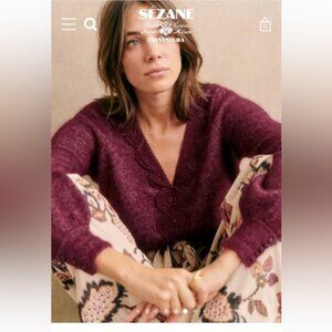 NWT Sezane Henria cardigan